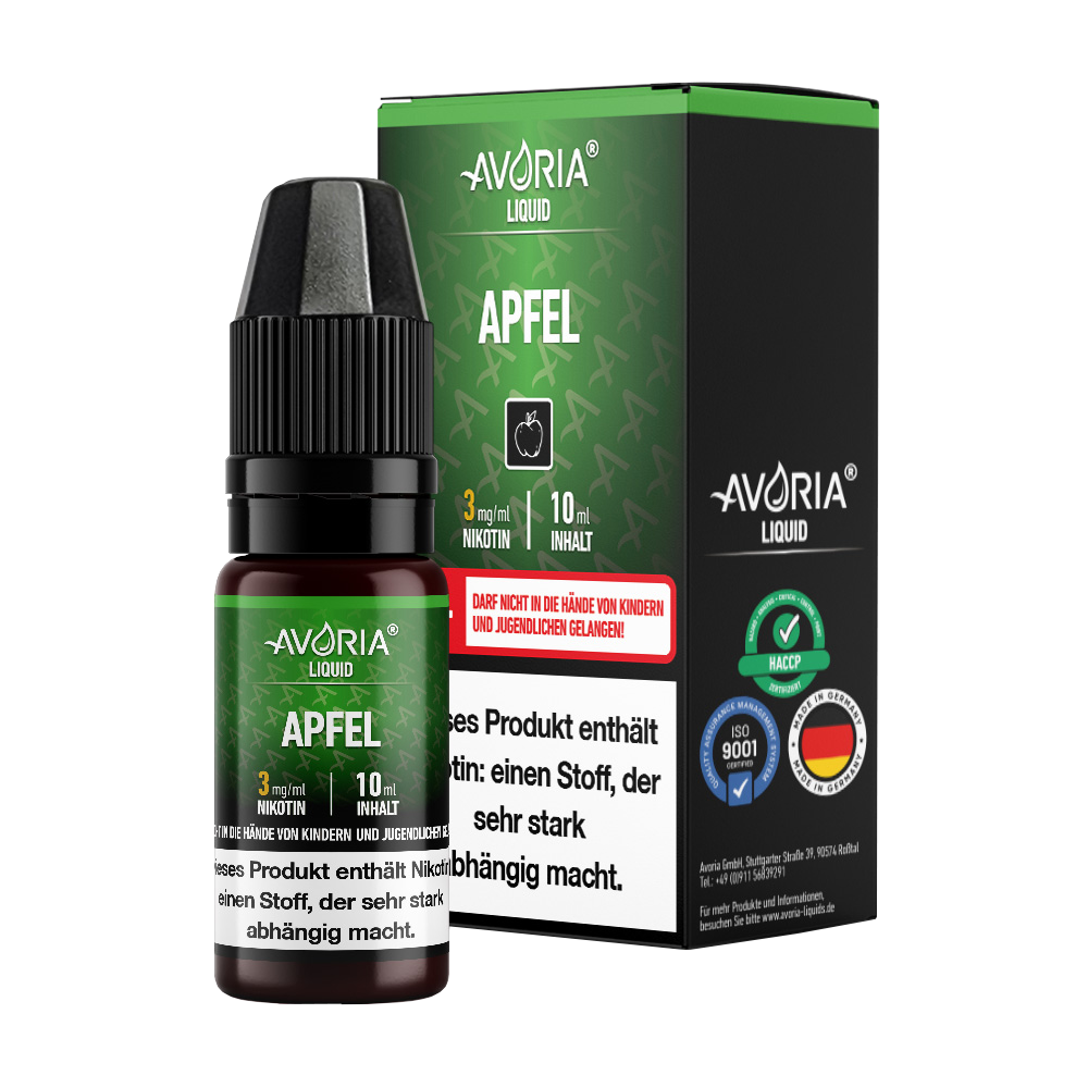 Avoria -  E-Zigaretten Liquid - Apfel