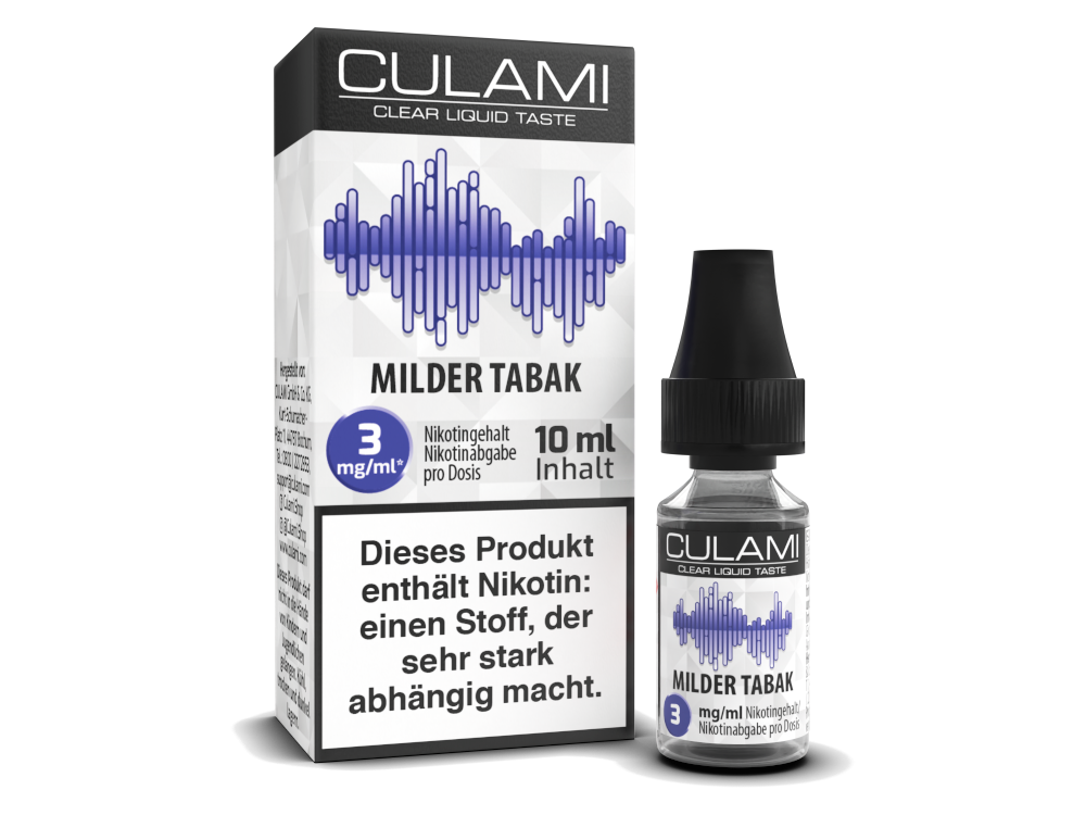 Culami - Liquids - Milder Tabak