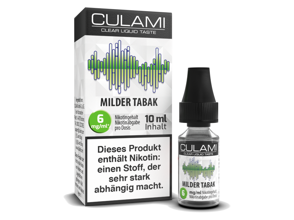 Culami - Liquids - Milder Tabak