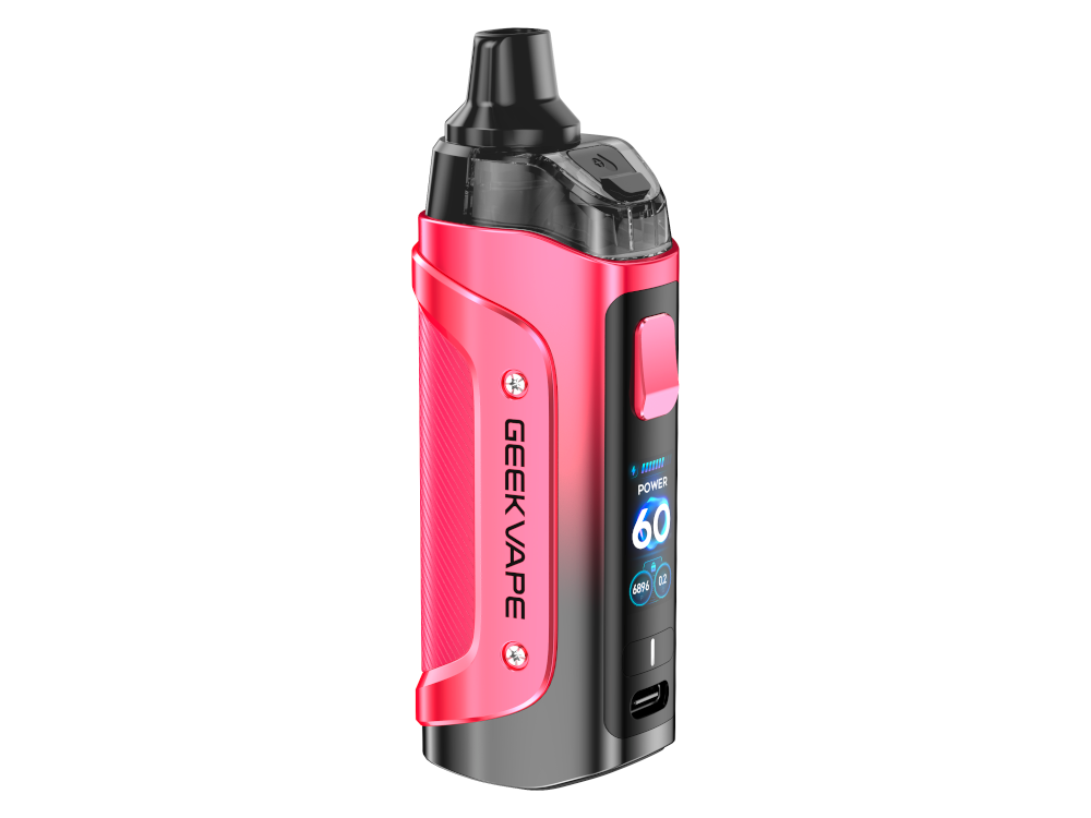 GeekVape - Aegis Boost 3 E-Zigaretten Set präsentiert mit 0,96 Zoll Display, das alle wichtigen Informationen für Dampfer anzeigt.