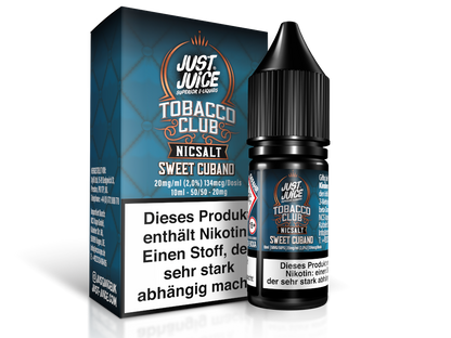 Just Juice - Sweet Cubano - Nikotinsalz Liquid