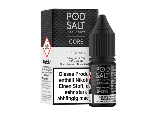 Pod Salt Core - Nikotinsalz Liquid - Blackjack