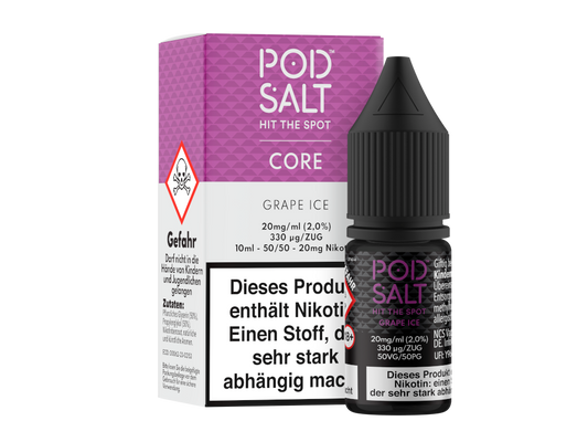 Pod Salt Core - Nikotinsalz Liquid - Grape Ice