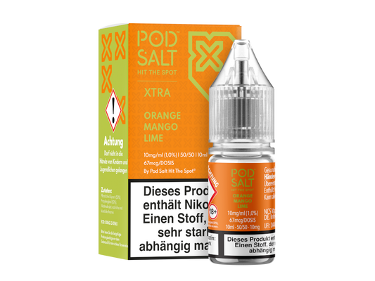 Pod Salt X - Nikotinsalz Liquid  - Orange Mango Lime