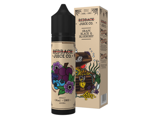 Redback Juice Co. - Longfill Grape Black & Blueberry 14 ml