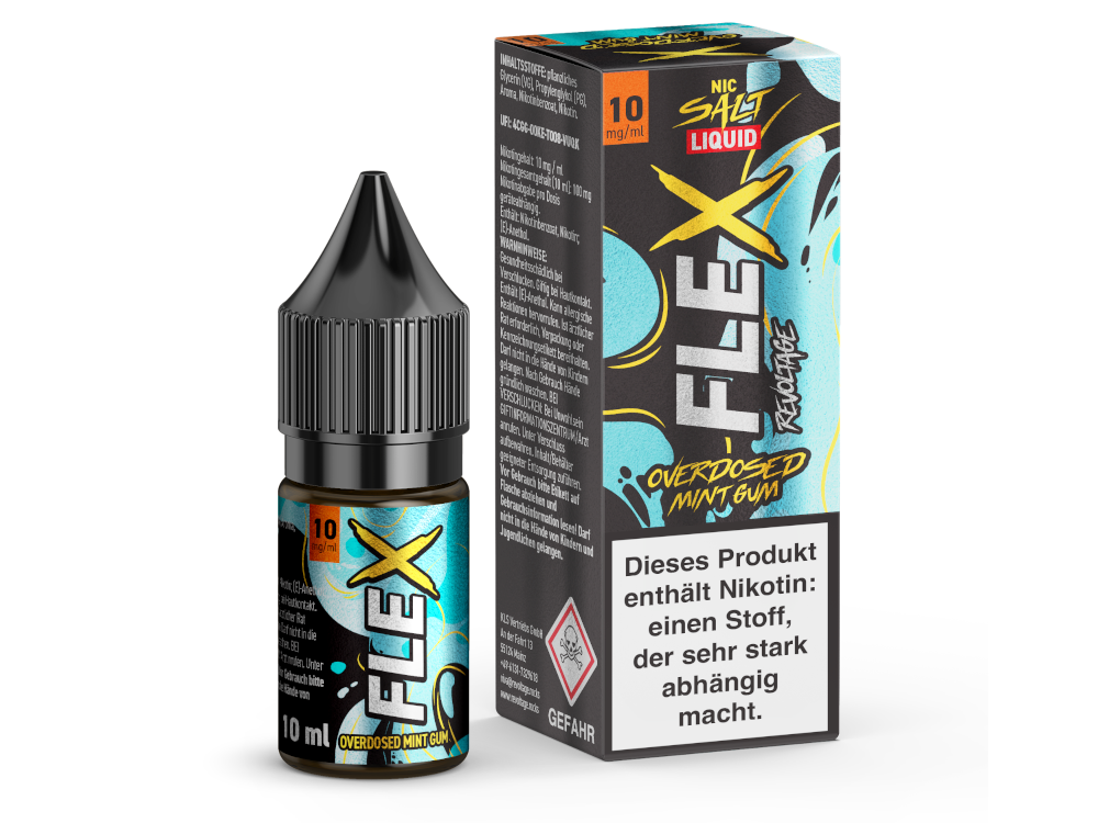 Revoltage - FLEX Nikotinsalz Liquid - Mint Gum