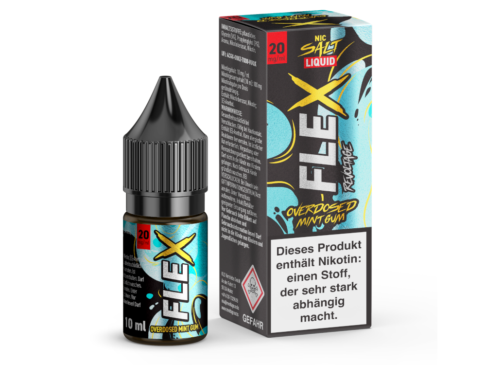 Revoltage - FLEX Nikotinsalz Liquid - Mint Gum