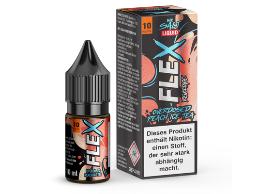 Revoltage - FLEX Nikotinsalz Liquid - Peach Ice Tea