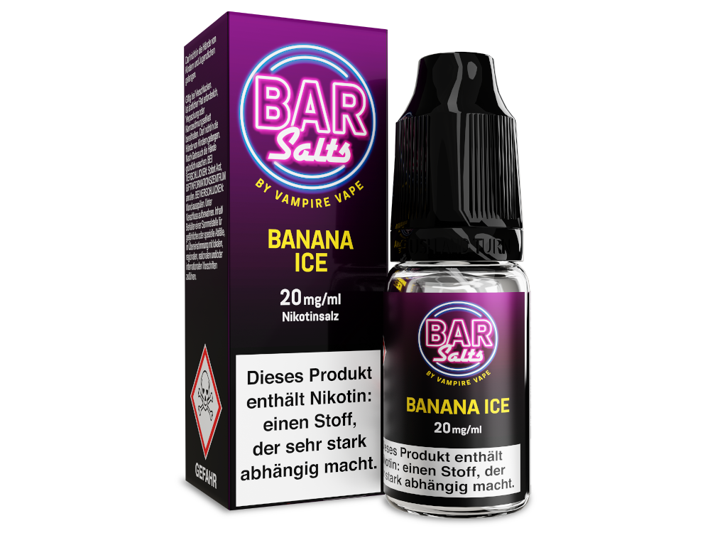 Vampire Vape - Bar Salts - Nikotinsalz Liquid - Banana Ice