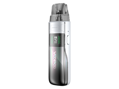 VooPoo Argus E40 Pod-System mit 40 Watt, 1800mAh, 4,5ml, abgebildet mit zwei verschiedenen Cartridges für unterschiedliche Dampfarten.