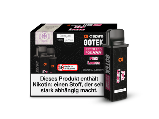 Aspire - GoTek Pod 20mg/ml (2 Stück pro Packung)