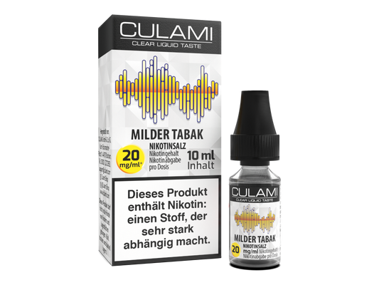 Culami - Nikotinsalz Liquid - Milder Tabak