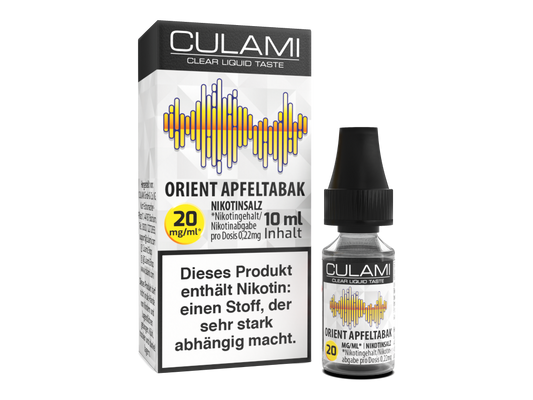 Culami - Nikotinsalz Liquid - Orient Apfeltabak