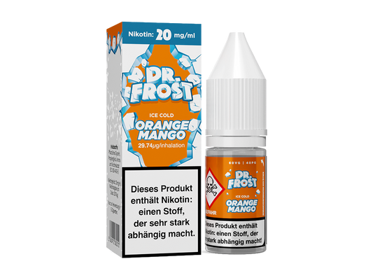 Dr. Frost - Ice Cold - Nikotinsalz Liquid - Orange Mango