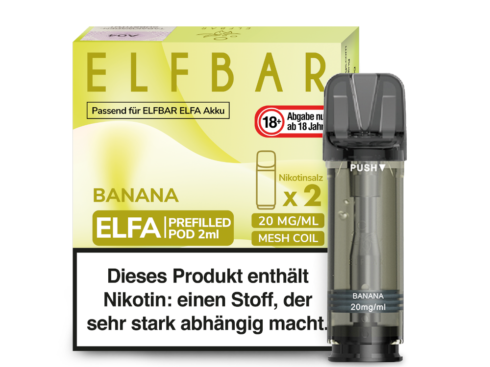 Elfbar Elfa Pod 0mg-20mg/ml (2 Stück)