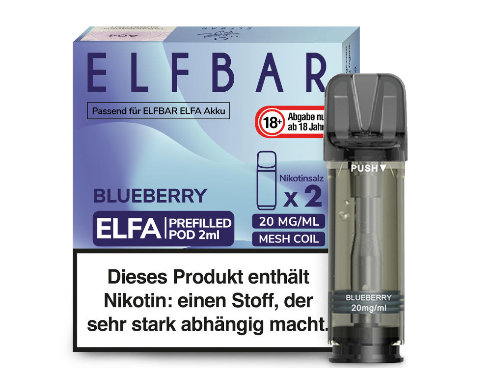 Elfbar Elfa Pod 0mg-20mg/ml (2 Stück)