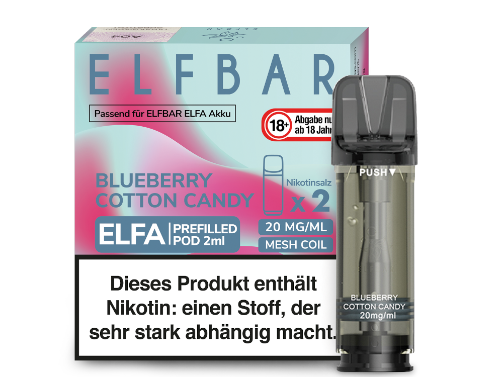 Elfbar Elfa Pod 0mg-20mg/ml (2 Stück)