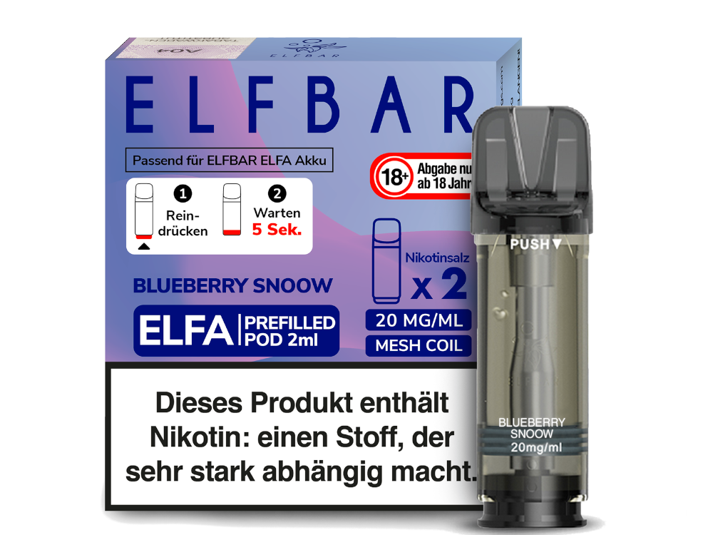 Elfbar Elfa Pod 0mg-20mg/ml (2 Stück)