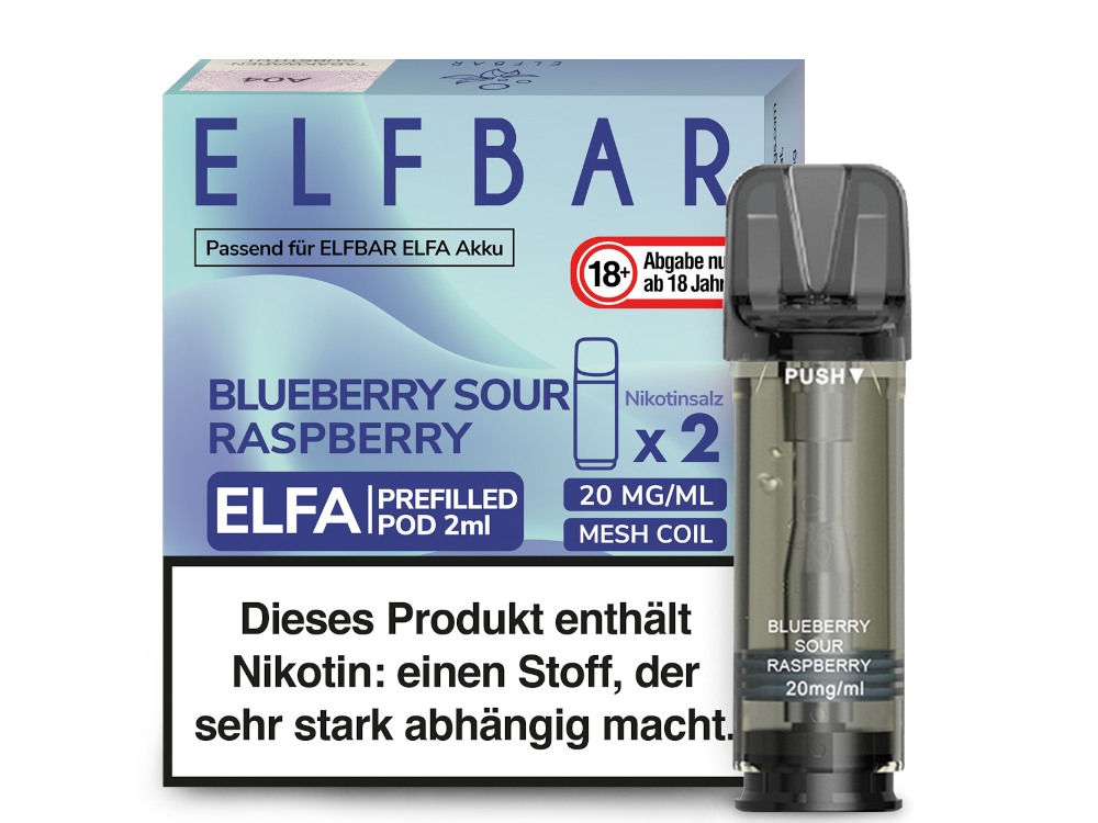 Elfbar Elfa Pod 0mg-20mg/ml (2 Stück)