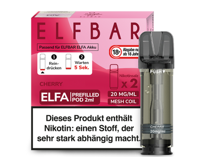 Elfbar Elfa Pod 0mg-20mg/ml (2 Stück)