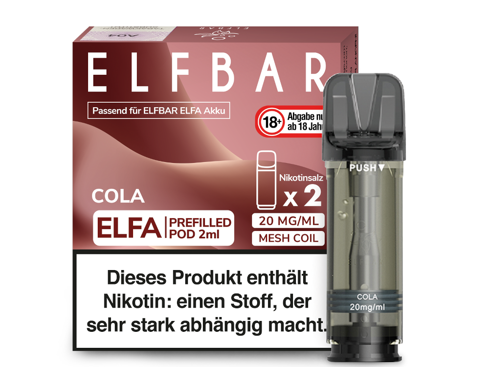 Elfbar Elfa Pod 0mg-20mg/ml (2 Stück)