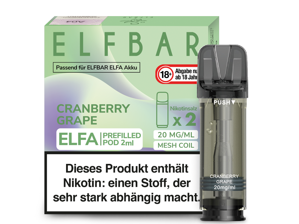 Elfbar Elfa Pod 0mg-20mg/ml (2 Stück)