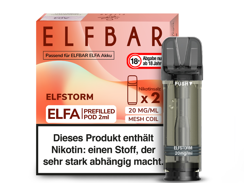 Elfbar Elfa Pod 0mg-20mg/ml (2 Stück)