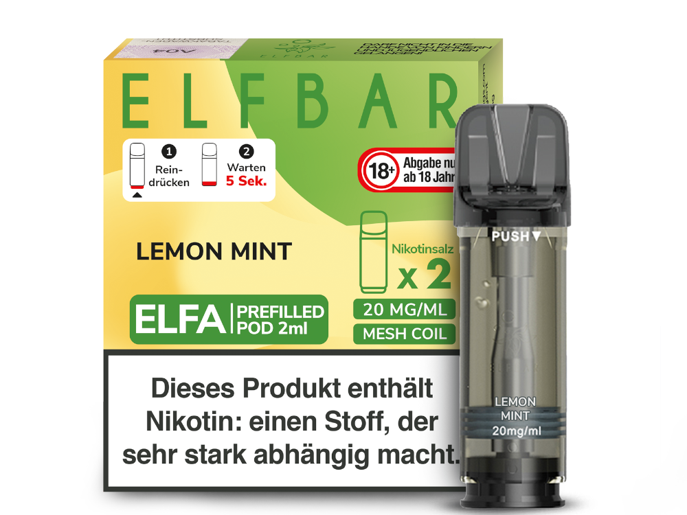 Elfbar Elfa Pod 0mg-20mg/ml (2 Stück)