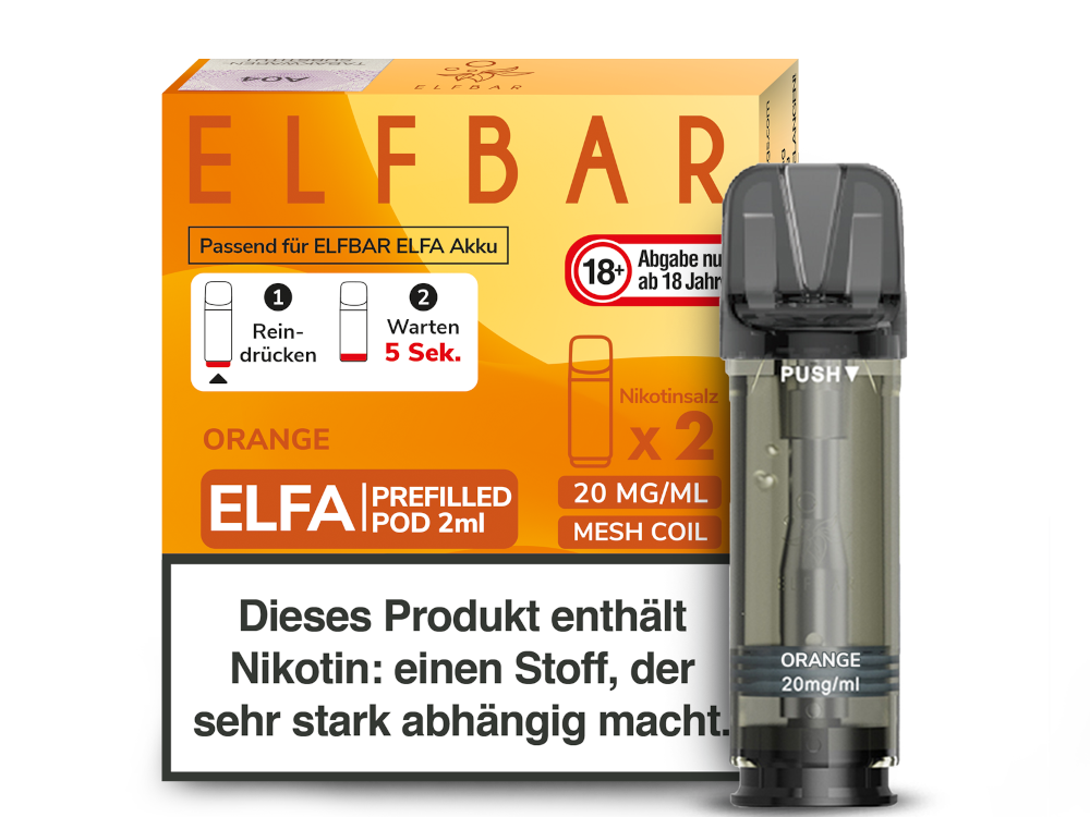 Elfbar Elfa Pod 0mg-20mg/ml (2 Stück)