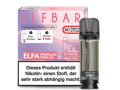 Elfbar Elfa Pod 0mg-20mg/ml (2 Stück)