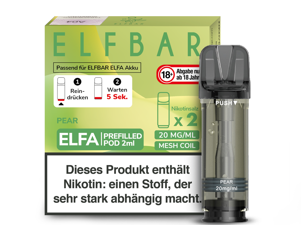 Elfbar Elfa Pod 0mg-20mg/ml (2 Stück)