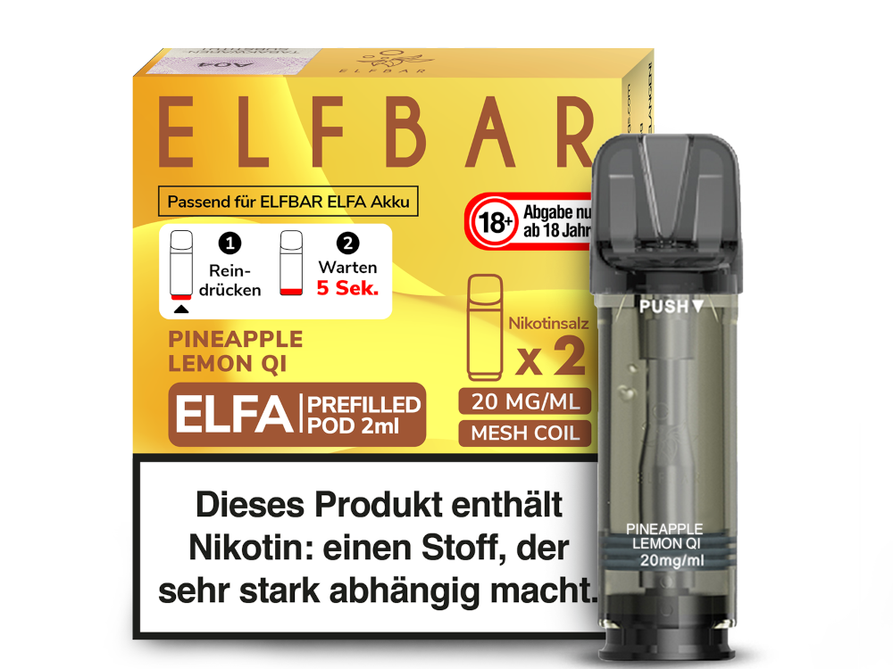 Elfbar Elfa Pod 0mg-20mg/ml (2 Stück)