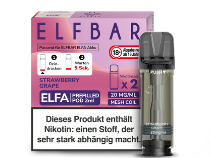 Elfbar Elfa Pod 0mg-20mg/ml (2 Stück)