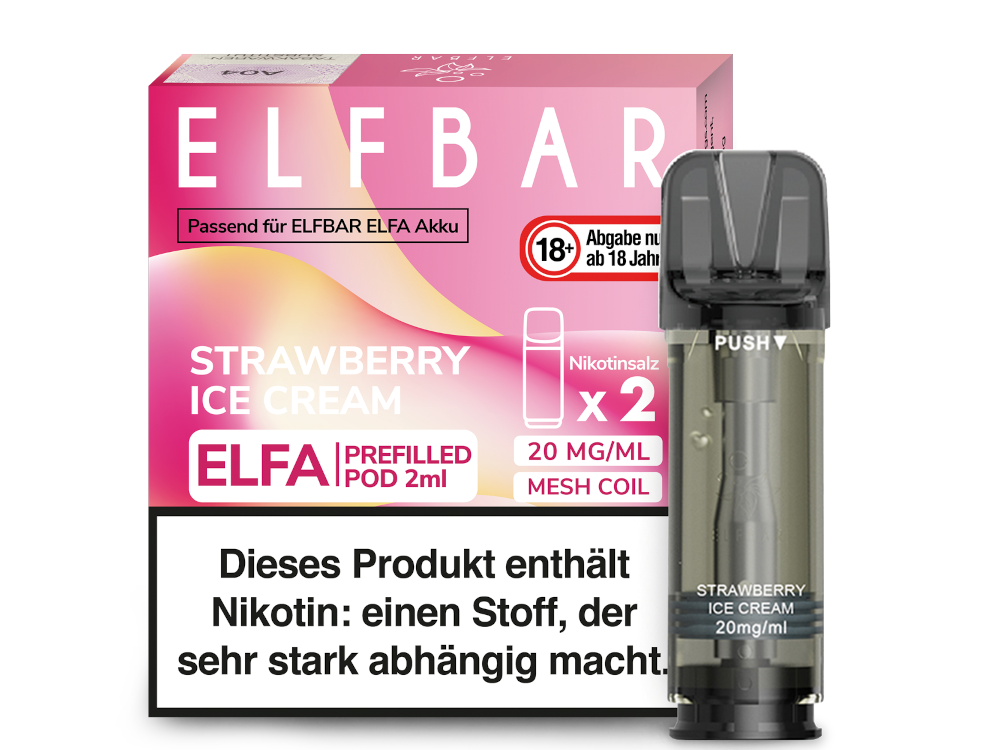 Elfbar Elfa Pod 0mg-20mg/ml (2 Stück)