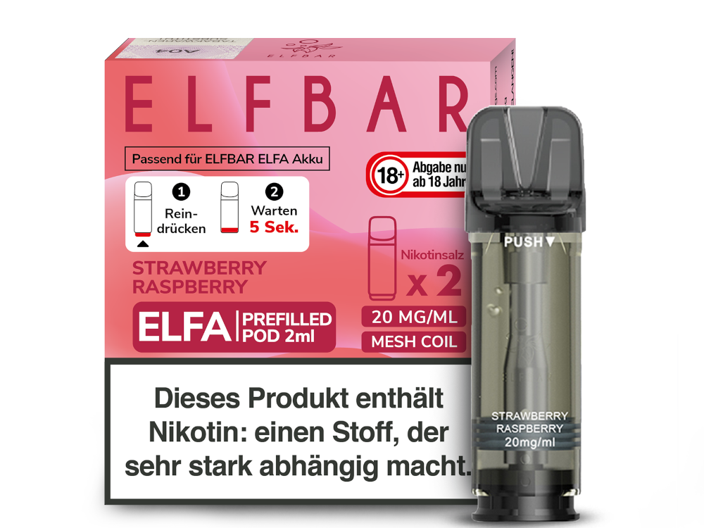 Elfbar Elfa Pod 0mg-20mg/ml (2 Stück)