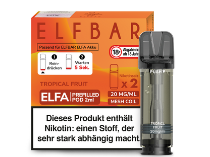 Elfbar Elfa Pod 0mg-20mg/ml (2 Stück)