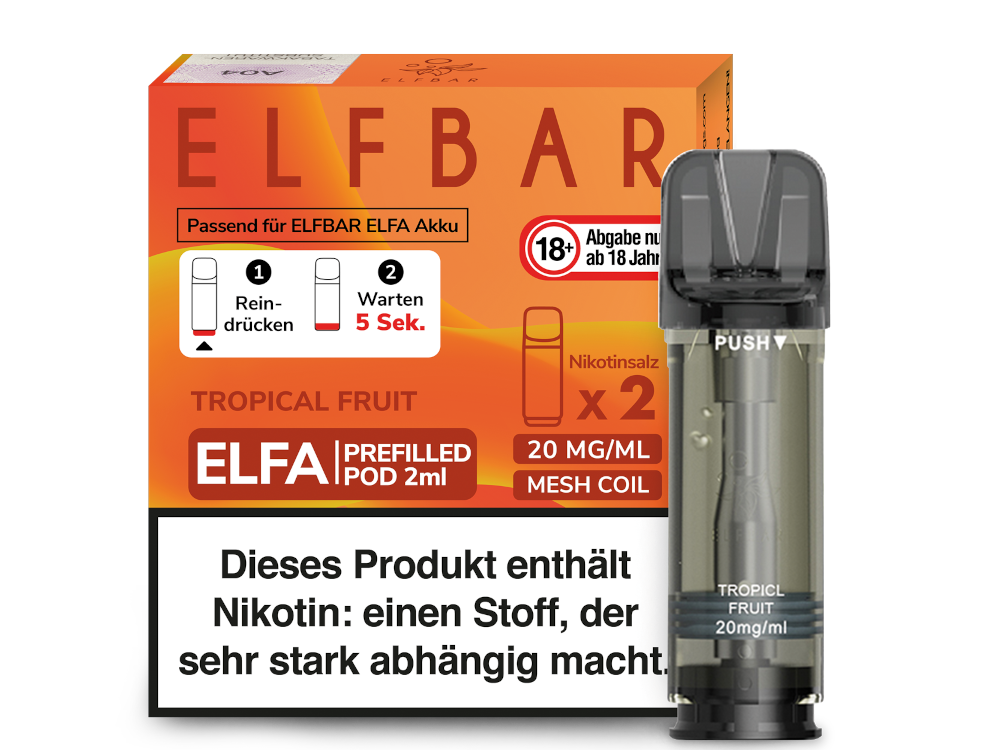 Elfbar Elfa Pod 0mg-20mg/ml (2 Stück)