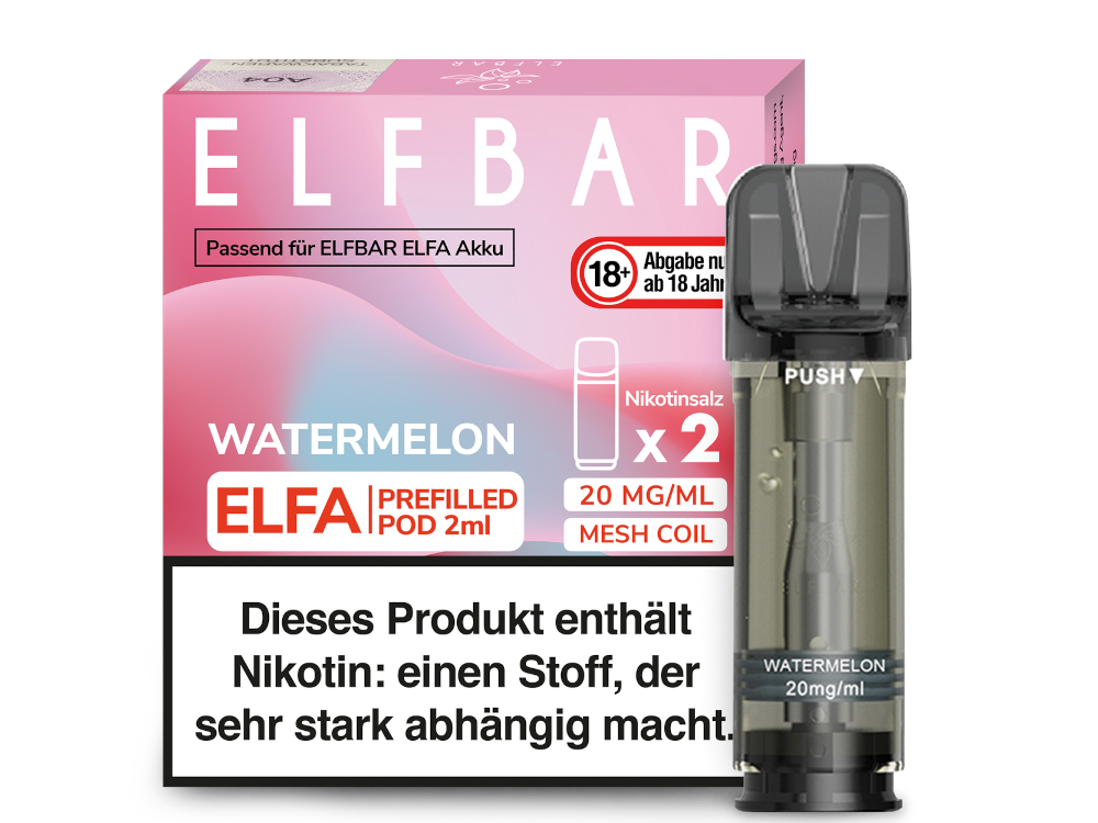 Elfbar Elfa Pod 0mg-20mg/ml (2 Stück)