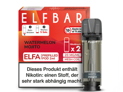 Elfbar Elfa Pod 0mg-20mg/ml (2 Stück)