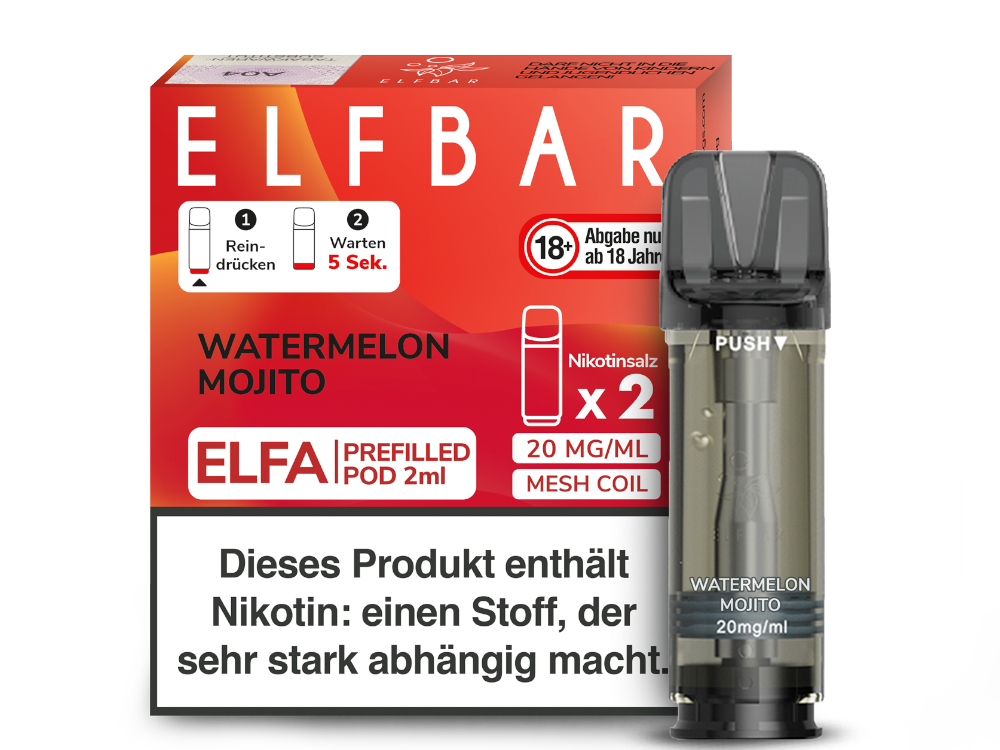 Elfbar Elfa Pod 0mg-20mg/ml (2 Stück)