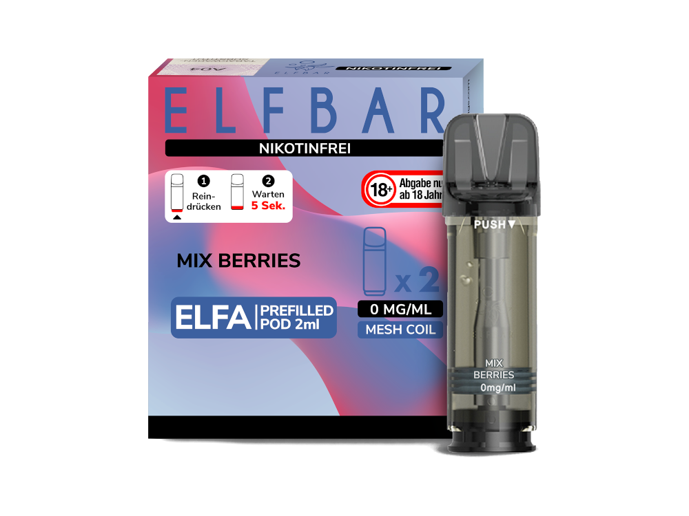 Elfbar Elfa Pod 0mg-20mg/ml (2 Stück)