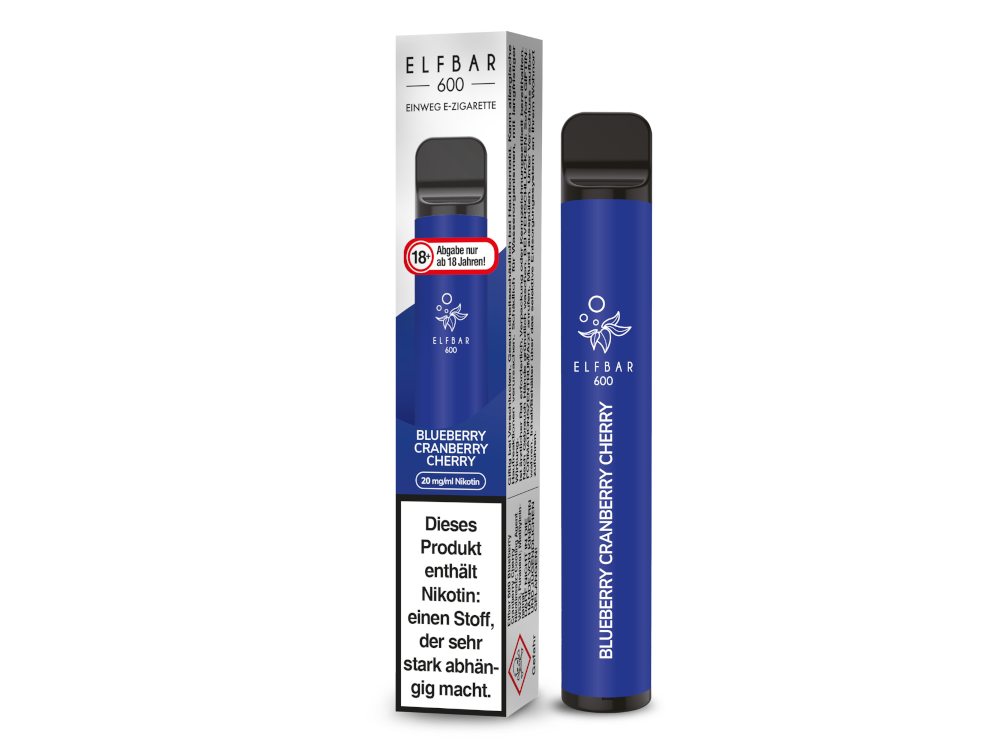 Elfbar 600 Einweg E-Zigarette 20mg/ml