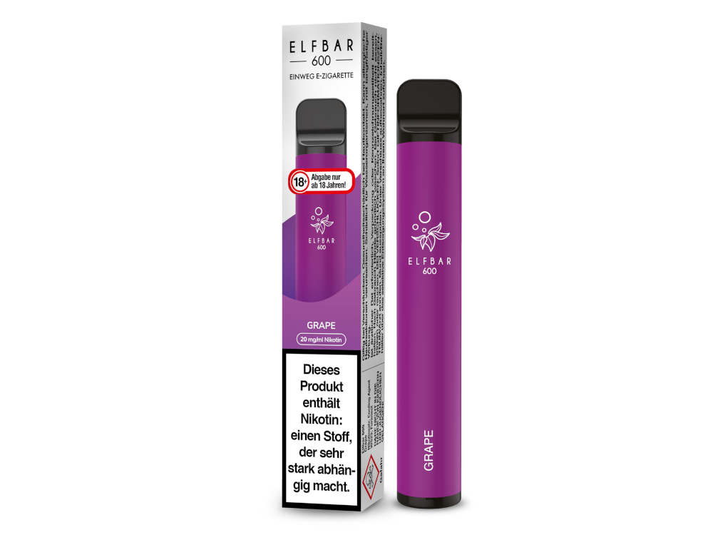 Elfbar 600 Einweg E-Zigarette 20mg/ml