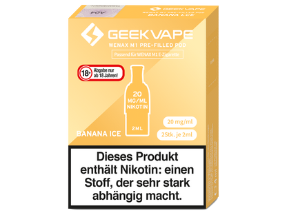 GeekVape - Wenax M1 Pod (2 Stück pro Packung)