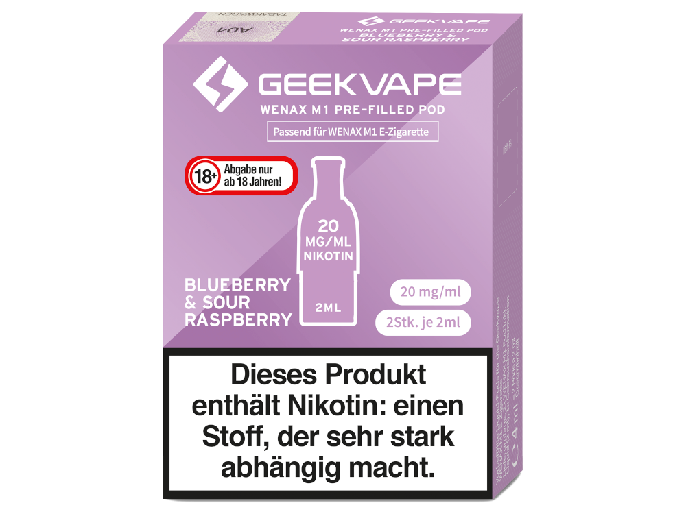 GeekVape - Wenax M1 Pod (2 Stück pro Packung)