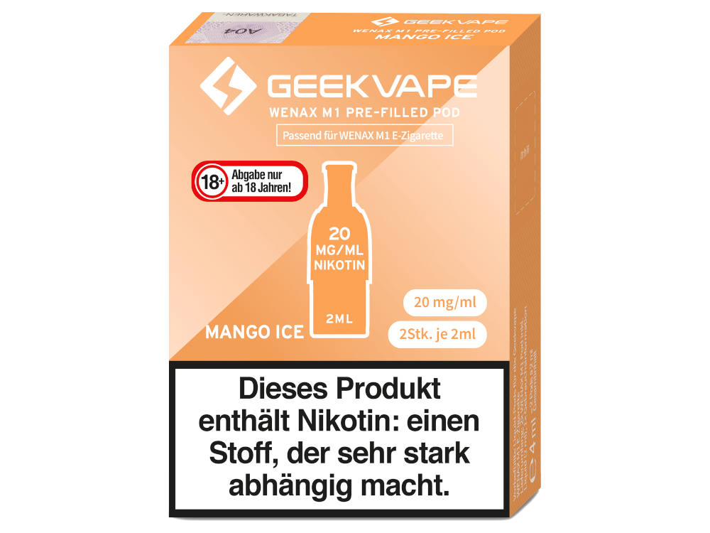 GeekVape - Wenax M1 Pod (2 Stück pro Packung)