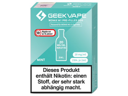 GeekVape - Wenax M1 Pod (2 Stück pro Packung)