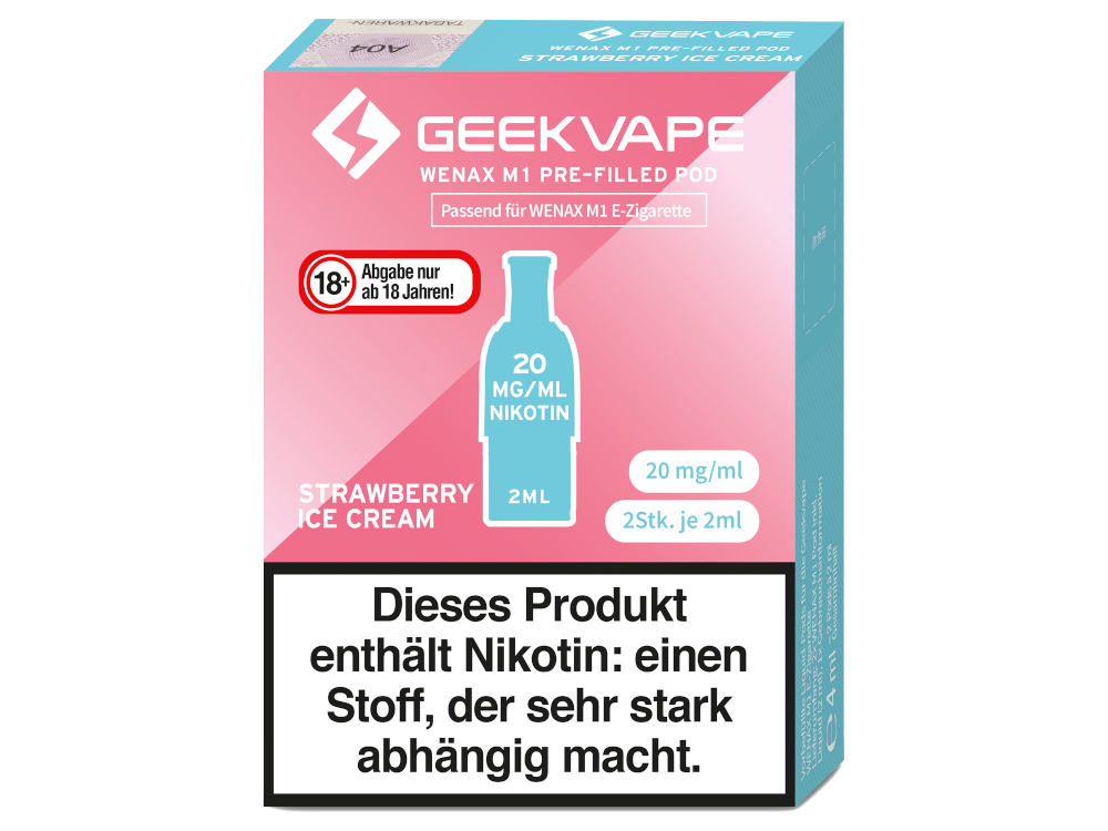 GeekVape - Wenax M1 Pod (2 Stück pro Packung)