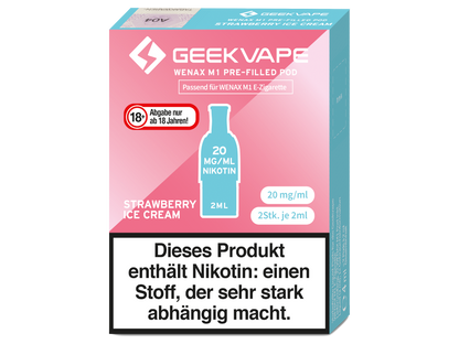 GeekVape - Wenax M1 Pod (2 Stück pro Packung)