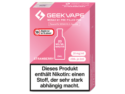 GeekVape - Wenax M1 Pod (2 Stück pro Packung)